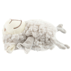 AROMADOG игрушка для собак Овечка кругляш 14 см с пищалкой, серый