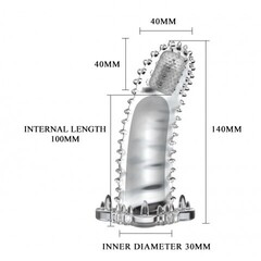 Насадка на пенис с вибрацией на кончике