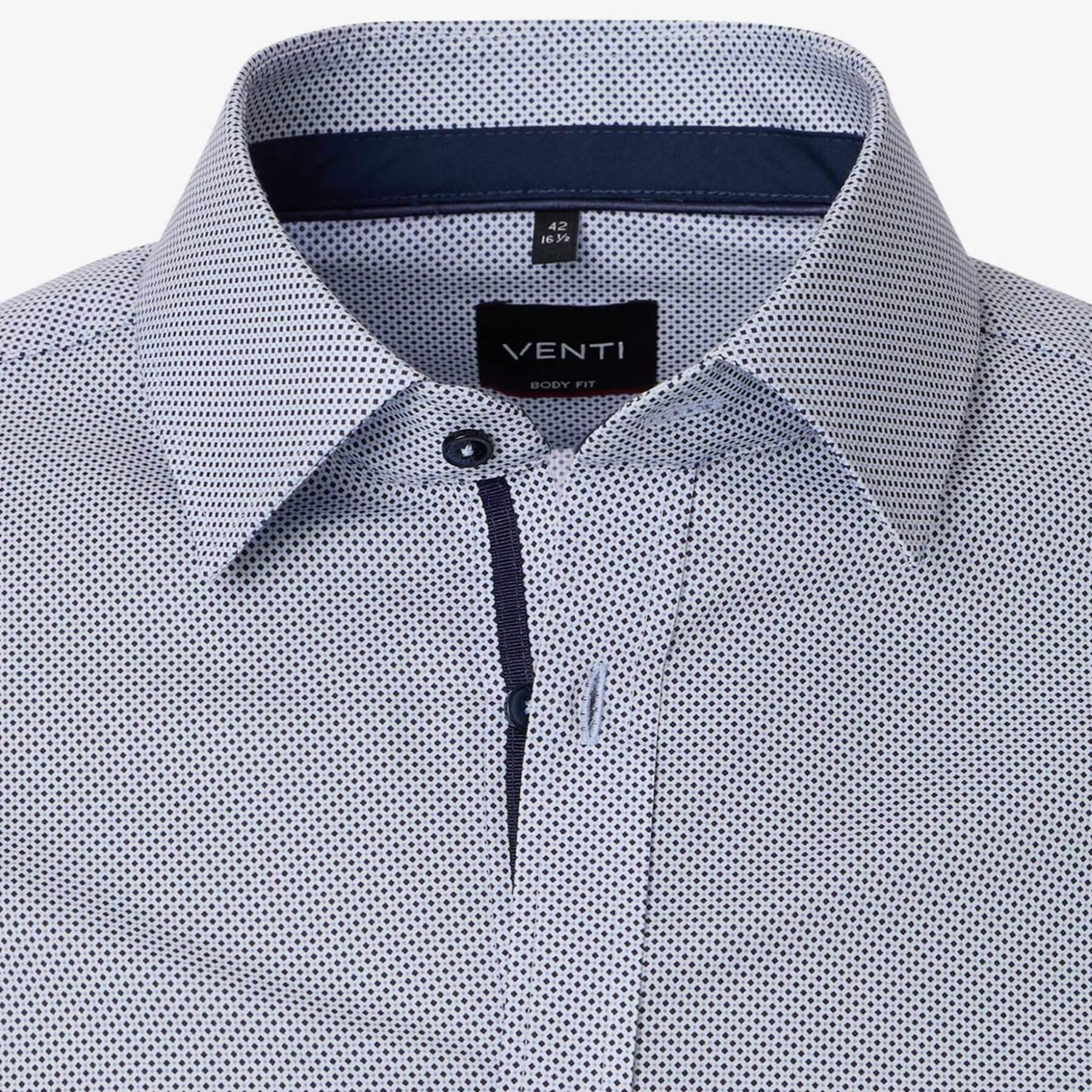 Сорочка мужская Venti Body Fit 144327000-100 с утончённым принтом
