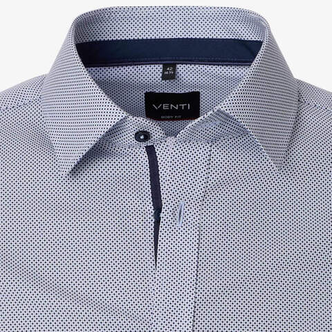 Сорочка мужская Venti Body Fit 144327000-100 с утончённым принтом