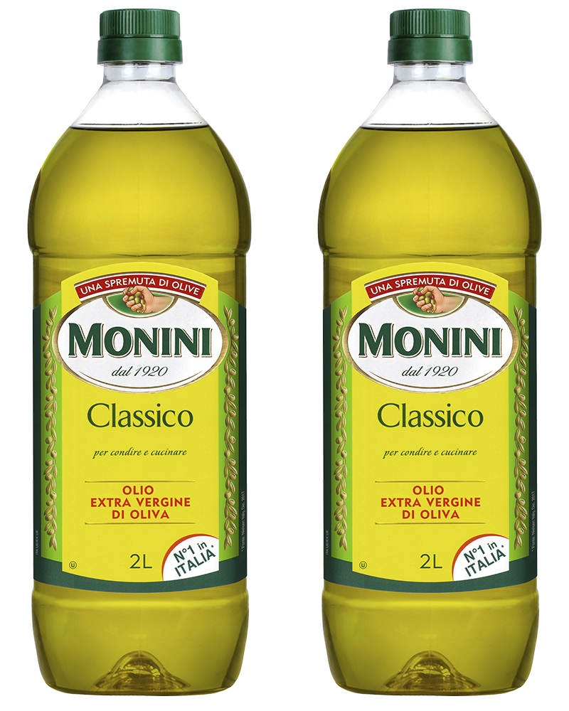 Масло оливковое Monini Экстра Вирджин Классико (пластик) 2 л. - 2 шт.