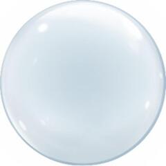 К Мини-сфера 3D, Deco Bubble (Бабл), 9''/23 см, Кристалл, 1 шт.