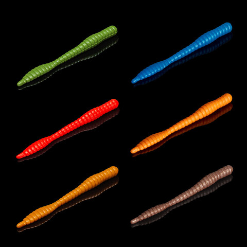 Силиконовая приманка SOOREX WORM 80mm 1,3 г цвет 308 Микс 3 (Сыр) 6pcs.