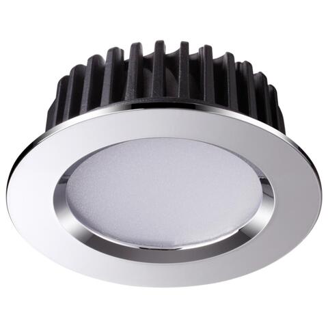 Встраиваемый светодиодный светильник Novotech DRUM 357601, IP44 LED 3000K 10W 100-265V