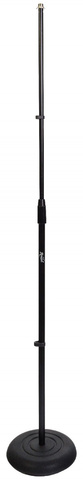 ROCKDALE 3606 прямая микрофонная стойка на круглом основании, в 95-165 см, металл, чёрная