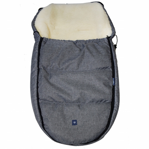 №S82 Спальный мешок в коляску exclusive (серый)