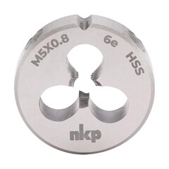Плашка М 5,0х0,8 DINEN22568 HSS 6e 20х7мм NKP 239050N