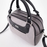 Сумка Саломея 269 мульти итальянский серо-черный