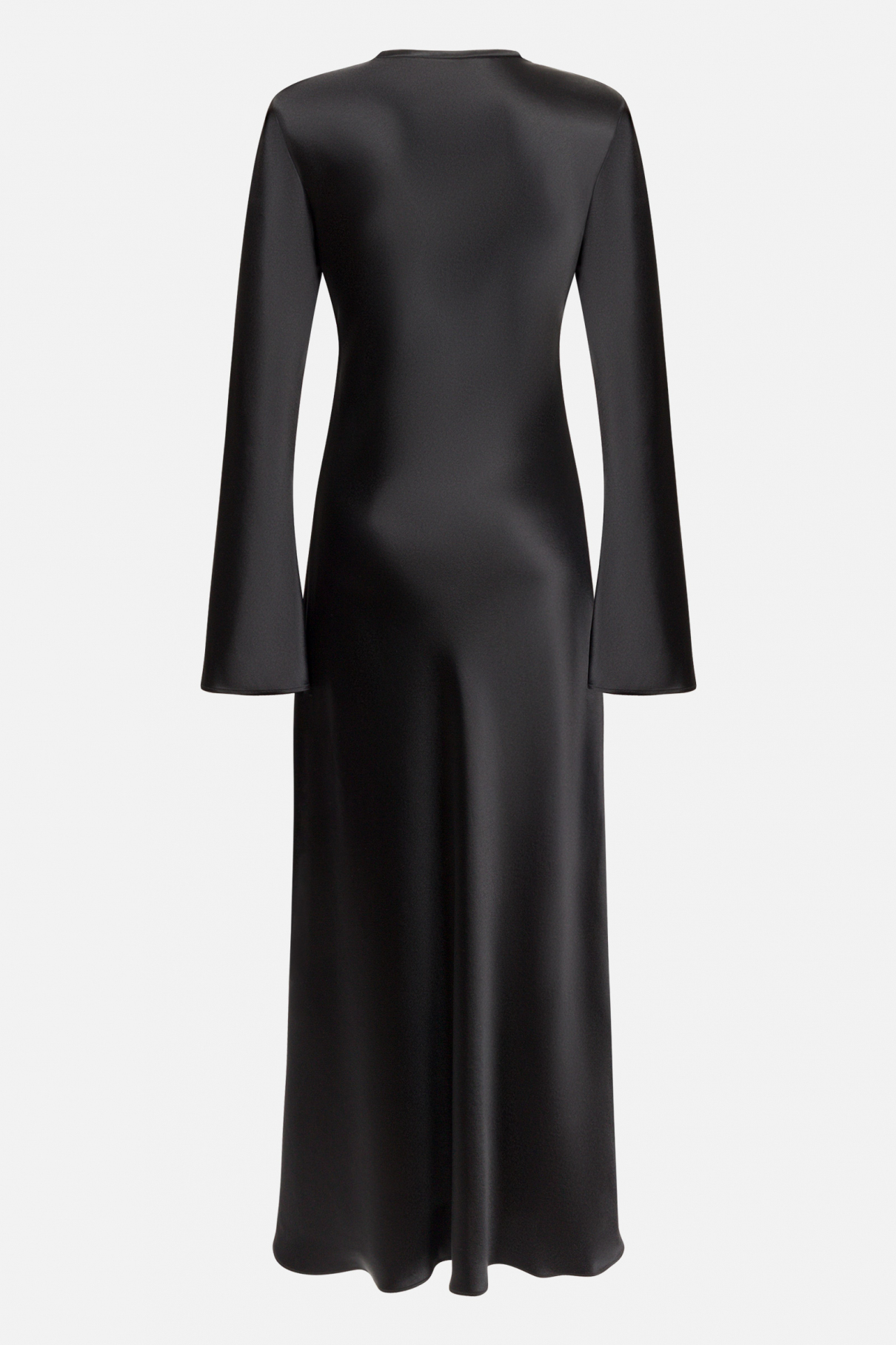 Платье с разрезом и кружевом