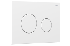 Скоро на складе! Панель двойного смыва RIVO Touch neo Белый матовый (matte WHITE)