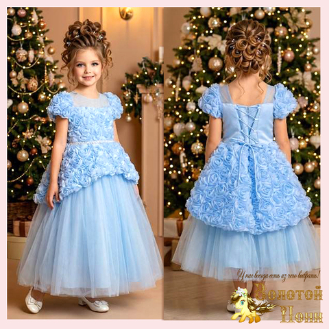 Платье нарядное на корсете (6-9) 251204-W2109