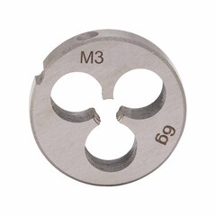 Плашка М 3,0х0,5 DINEN22568 CrV 6g 20х5мм H-Tools 210030HT