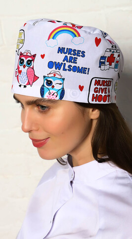 Бандана медицинская принт №М1Б