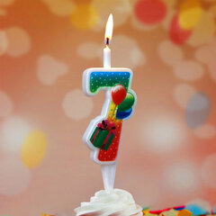 Свеча-цифра тортовая 