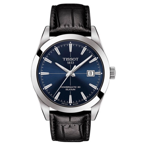 Наручные механические часы Tissot Gentleman Powermatic 80 Silicium T127.407.16.041.01