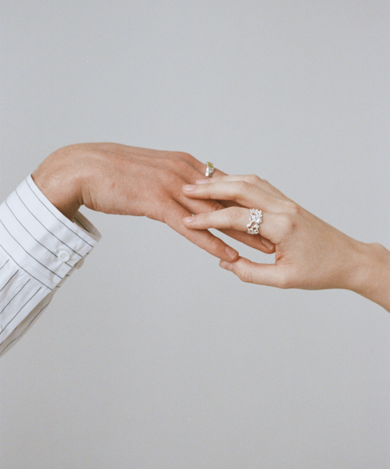 Кольцо TEXTURED YELLOW