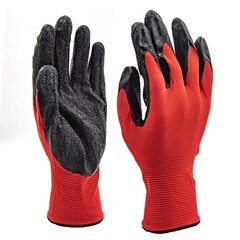 Перчатки нейлоновые 13 класс вязки, с покрытием из вспененного каучука (Россия) 24-2-131