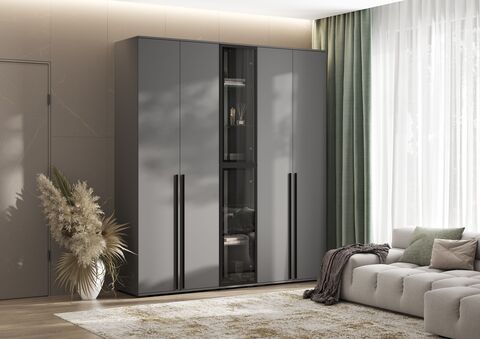 Комплект шкафов Норд №2 Графит / Графит