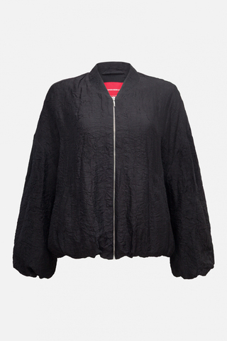 Бомбер из жатой вискозы