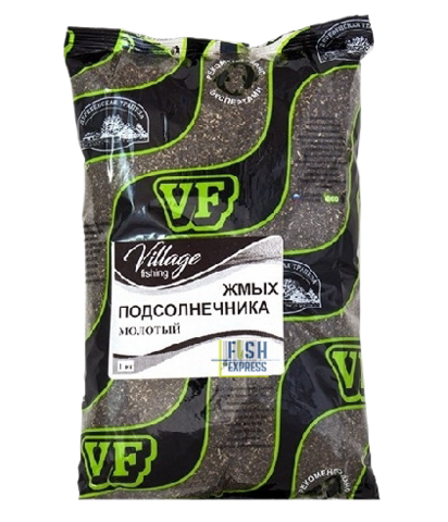 VF Жмых подсолнечника молотый( рыболовный) 1кг/10шт/уп