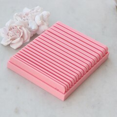 Ограничитель толщины для раскатки полимерной глины, набор, цвет лососевый, ФТ007