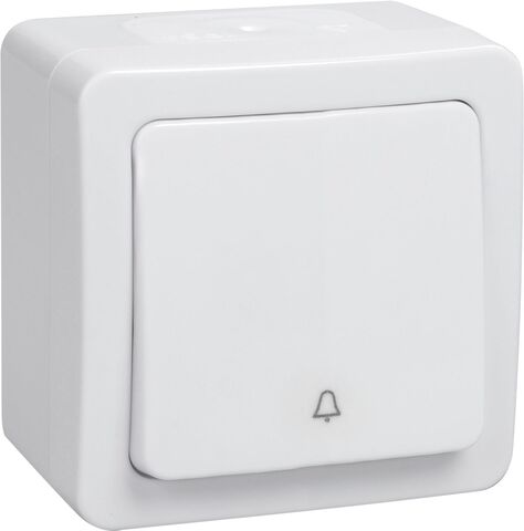 ВСк20-1-0-ГПБ выкл 1кл кноп. о/у IP54 (цвет клавиш: белый) ГЕРМЕС PLUS