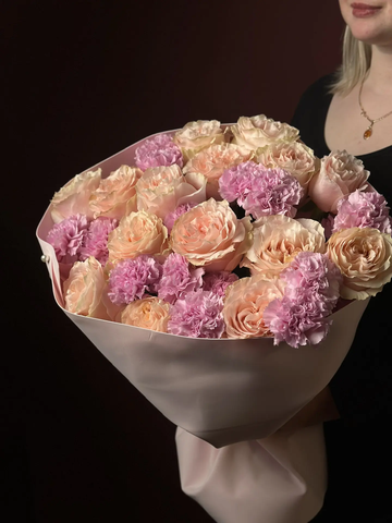 Дуо букет «Звёздный поцелуй»