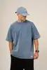 Футболка Kultura oversize Premium garment dyed синий