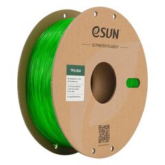 Пластик для 3D-печати eSUN TPU-95A, 1,75 мм, 1 кг, прозрачный зелёный, TPU-95A175T-G1Y1