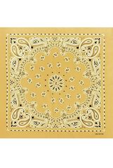 Бандана песочная пейсли огурцы