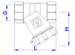 Valtec фильтр сетчатый 3/4