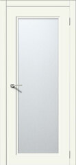 Межкомнатная дверь Квест 1 / Цвет Лайтбеж / Стекло "Сатинато" / Двери Верда