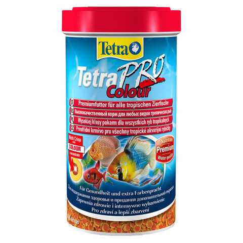 Tetra Pro Color Crisps корм-чипсы для улучшения окраса декоративных рыб (500 мл)