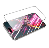 Защитное стекло 9D на весь экран 0.4 мм 4H HOCO A34 для iPhone 15 Pro (6.1") (Черная рамка)