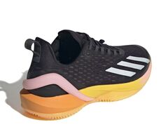 Женские теннисные кроссовки Adidas Adizero Cybersonic W Clay - black/orange/pink