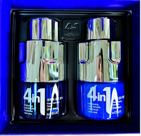 Dr.Cellio 4 In 1 Fresh Homme Skin Care 2 Set Набор уходовый для мужской кожи лица