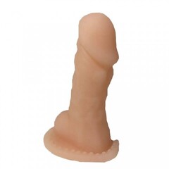 Насадка на пенис светлая (13,3×3,5 см)
