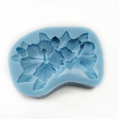 Молд Гибискус 8х5,5см, Арт.PO-0853, силикон