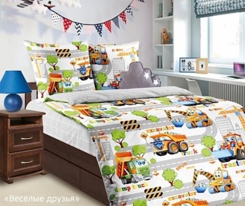 КПБ бязь Лидер Веселые друзья