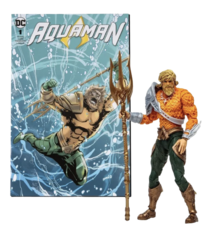 Фигурка с комиксом Aquaman