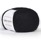 Пряжа Lana Gatto Silk Mohair 6037 черный