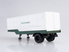 Semitrailer ODAZ-794 Manufactured Goods white-green 1:43 AutoHistory