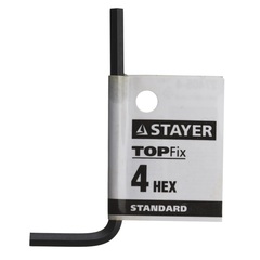 STAYER STANDARD, 4 мм, имбусовый ключ (27405-4)