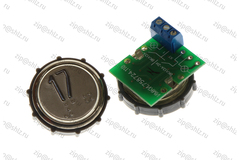 Кнопка (кнопочный модуль) ВКЛ13А-7-4П "17 этаж", круглая, с кодом Брайля