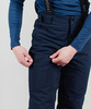 Элитные Горнолыжные брюки Nordski Lavin Dress Blue мужские с высокой спинкой