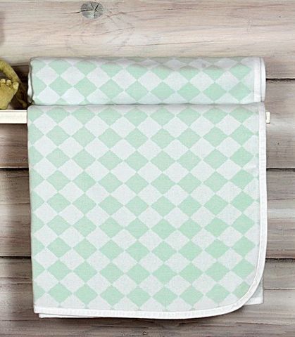 Плед детский 100х150 Luxberry Lux 3313 зелёный