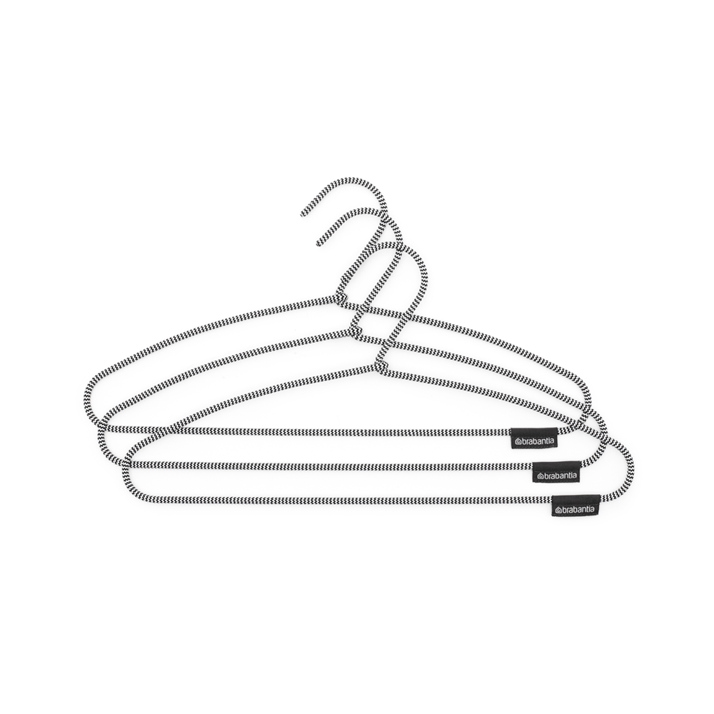 Вешалки для одежды (3 шт.), Черно-белый, арт. 149269 - фото 1