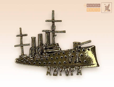 значок Крейсер Аврора