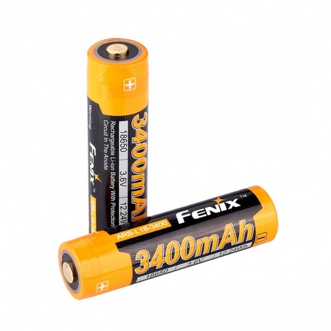 Аккумулятор 18650 LI-ION Fenix 3.6V, 3400mAh