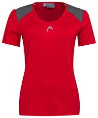 Женская теннисная футболка Head Club 22 Tech T-Shirt W - red